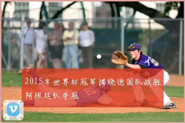 2015年世界杯冠军揭晓德国队战胜阿根廷队夺冠