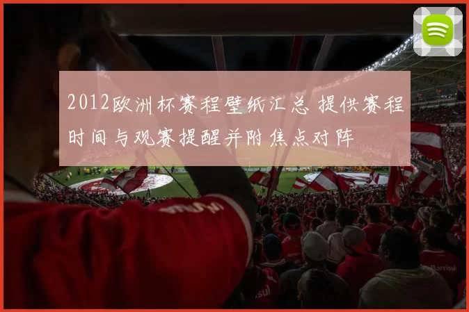 2012欧洲杯赛程壁纸汇总 提供赛程时间与观赛提醒并附焦点对阵