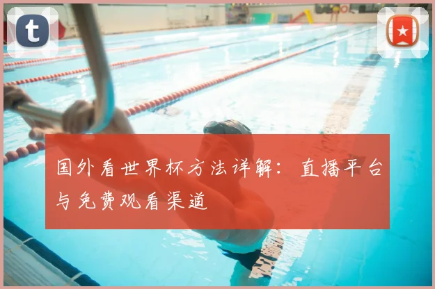 国外看世界杯方法详解:直播平台与免费观看渠道